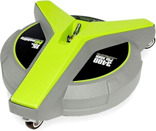 15" Pressure Washer Surface Cleaner with Wheels, 3400 PSI Max - Lot 554