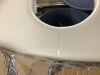 Guardian Padded Drop Arm Commode - Rip in Seat - Thumbnail 2