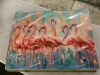 Flock of Pink Flamingo Wall Art Canvas 24" x 32" - Thumbnail 2