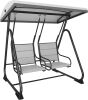 East Oak 2-Person Patio Swing Chair with Canopy - Thumbnail 1
