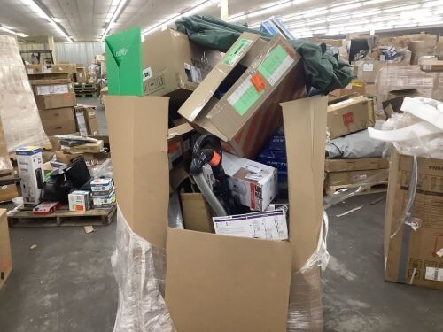 Salvage Pallet. Items Will Be Damaged and Incomplete. - Lot 522JF