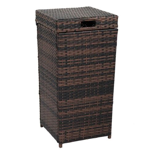 27 Gallon Outdoor Trash Can with Lid - Lot 619
