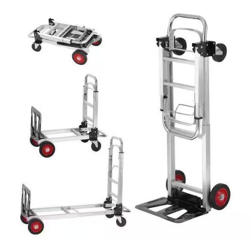 VEVOR 2-in-1 Aluminum Folding Hand Truck 400 lbs. Capacity - Lot 237JF