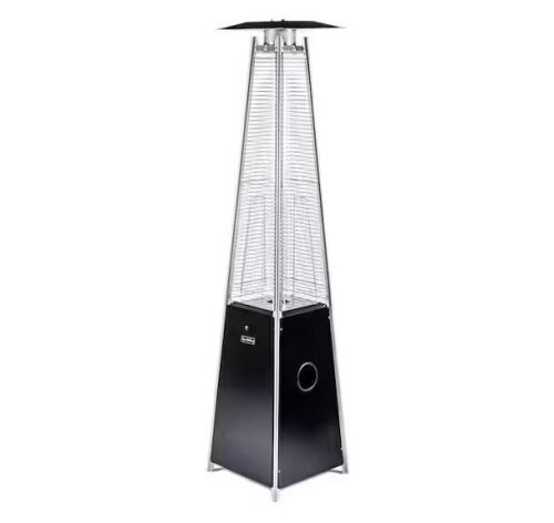 Legacy Heating 40,000 BTU Hammered Black Propane Outdoor Flame Patio Heater - Lot 26JF