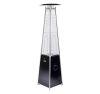 Legacy Heating 40,000 BTU Hammered Black Propane Outdoor Flame Patio Heater - Thumbnail 1