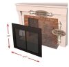 Pleasant Hearth Ascot Medium Glass Fireplace Doors - Thumbnail 7