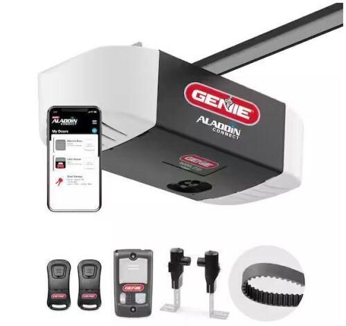 Genie Ultra-Quiet Smart Home 1/2 HPc Belt Drive Garage Door Opener - Lot 66JF