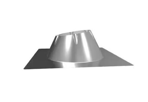 DuraVent DuraPlus All-Fuel Chimney 6in. Diameter Roof Flashing, 0/12-6/12 - Lot 423JF