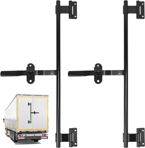 36" Trailer Swing Door Hinged Cam Bar Lock for Enclosed Trailer, 2 Pack - Lot 757