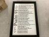Psalm 91 Vintage Rustic Bible Verse Framed Wall Art, 16''×23'' - Thumbnail 2