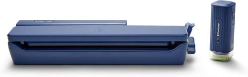 FoodSaver Handheld+ 2-in-1 Vacuum Sealing System, Handheld and Countertop Vacuum Sealer, Matte Indigo Blue - Lot 263