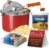 Original Whirley Pop 6 Quart Stovetop Popcorn Popper With Five Popping Kits - Thumbnail 1