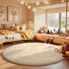 Ophanie 5Ft Ivory Circle Area Rug - Thumbnail 1