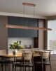 59" Wood Linear Pendant Light - Thumbnail 1
