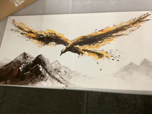 Canvas Wall Art, 19.5" x 39.5" - Lot 673