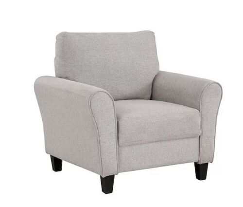 Lazzara Aleron Sand Textured Fabric Arm Chair - Lot 48JF