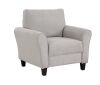 Lazzara Aleron Sand Textured Fabric Arm Chair - Thumbnail 1