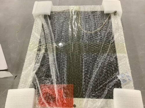 Weathered White Wall Mirror - Lot 580