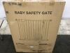 Mumeasy 36" High Extra Tall Baby Gate, 29.6"-40.5" Wide - Thumbnail 2