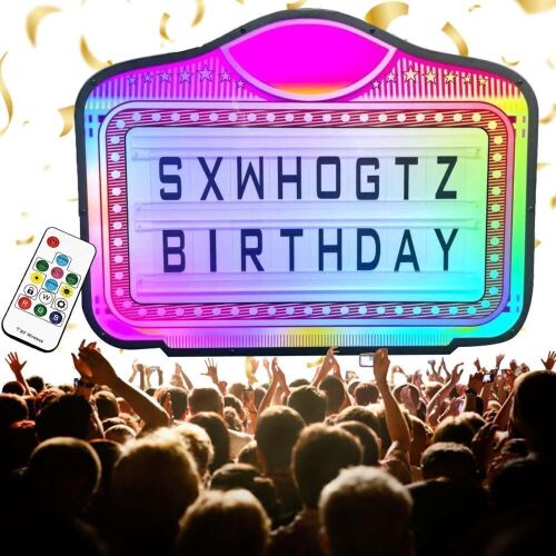 Acrylic LED Bottle Service Sign, 2 Row - Lot 179