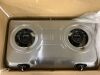 Portable Stainless Steel 2 Burner Gas Stove - Thumbnail 2