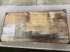 Framed Abstract Wall Art 20" x 40" - Thumbnail 2