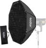 Godox Octagon Softbox 47" Bowens Mount and Honeycomb Grid Softbox for Monolight Photo Studio Strobe Lighting - Thumbnail 1