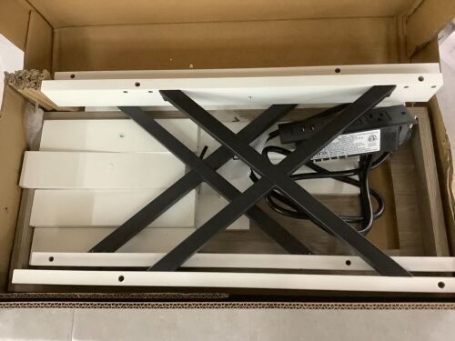 Narrow End Table with Charging Station - Lot 495