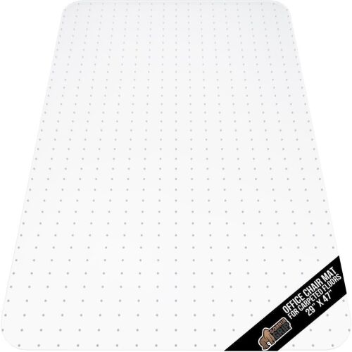 Gorilla Grip Office Chair Mat for Carpet, 47" x 29" - Lot 748