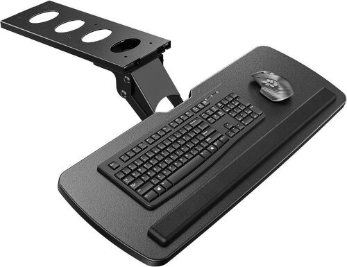 HUANUO Under Desk Keyboard Tray, 360 Adjustable, 25"W x 9.84"D - Lot 697