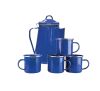 Stansport 8 Cup Enamel Percolator with Four Enamel Mugs, 12-Ounce - Thumbnail 1