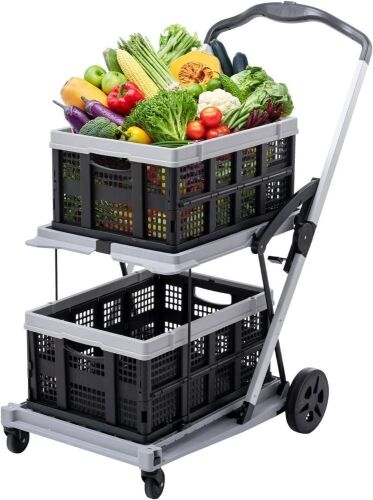 Collapsible Shopping Cart on Wheels - Lot 200