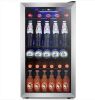 COWSAR 17.52 in. Single Zone 26 Bottle and 120 Can Freestanding Beverage and Wine Cooler - Thumbnail 1