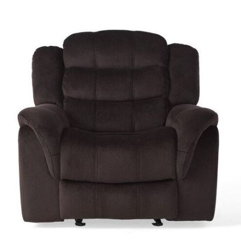 Noble House Hawthorne 39 in. Chocolate Polyester 3 Position Recliner - Lot 34JF
