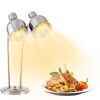 Commercial Food Warmer Lamp Adjustable 2-Head - Thumbnail 1