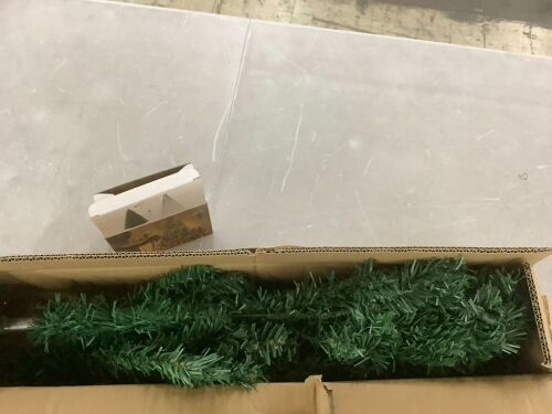 Small Artificial Christmas Tree with Lights - Lot 248