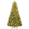 Pre-Lit Premium Cashmere Christmas Tree w/ Cordless Connection, LED Lights - Thumbnail 1
