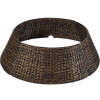 Woven Hyacinth Christmas Holiday Tree Collar - 36in - Thumbnail 1