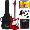Beginner Electric Guitar Kit w/ Case, 10W Amp, Tremolo Bar - 39in - Thumbnail 1