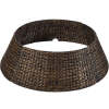 Woven Hyacinth Christmas Holiday Tree Collar - 36in - Thumbnail 1