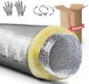 8 Inch Insulated Duct,HVAC Insulation Duct,Insulated Flex Duct, AC Fleixble Duct,HVAC Ducting, Insulation Duct,8''25 ' - Thumbnail 1