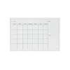 U Brands Magnetic Dry Erase Calendar Whiteboard, 30" x 20", White Decor Frame - Thumbnail 1