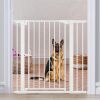 Mumeasy 36" High Extra Tall Dog Gate, 29.6"-40.5" Wide Pressure Mounted Tall Baby Gate for Dog, Auto Close Pet Gate with Door for Stairs,Doorways,House,White - Thumbnail 1