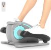 ANCHEER Under Desk Elliptical Machine - Quiet Pedal Exerciser for Seniors, Office & Home, Low-Impact Seated Leg Workout Equipment, Smart LCD Display, Remote Control - Thumbnail 1