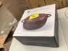 Cast-Iron Dutch Oven Kitchen Cookware w/ Enamel, Handles - 7.5qt - Thumbnail 2