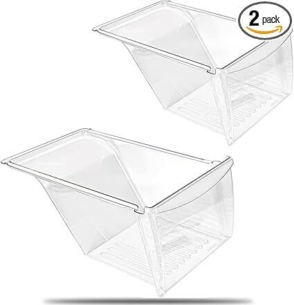 [2 PACK] UPGRADED 240337103 Crisper Bin - Lot 2876