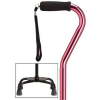 Quad Cane Adjustable Pink Large base - Thumbnail 1