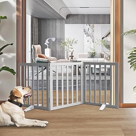 Freestanding Indoor Dog Gate 3 panels - Lot 2807
