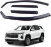 4 Pieces in-Channel Extra Durable Rain Guards Fit for 2025 Chevrolet Equinox,Window Deflectors,Window Visors (Smoke Black) - Thumbnail 1
