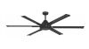 Commercial Electric High Velocity 6 ft. Indoor/Outdoor Matte Black Ceiling Fan with Wall Control Included - Thumbnail 1